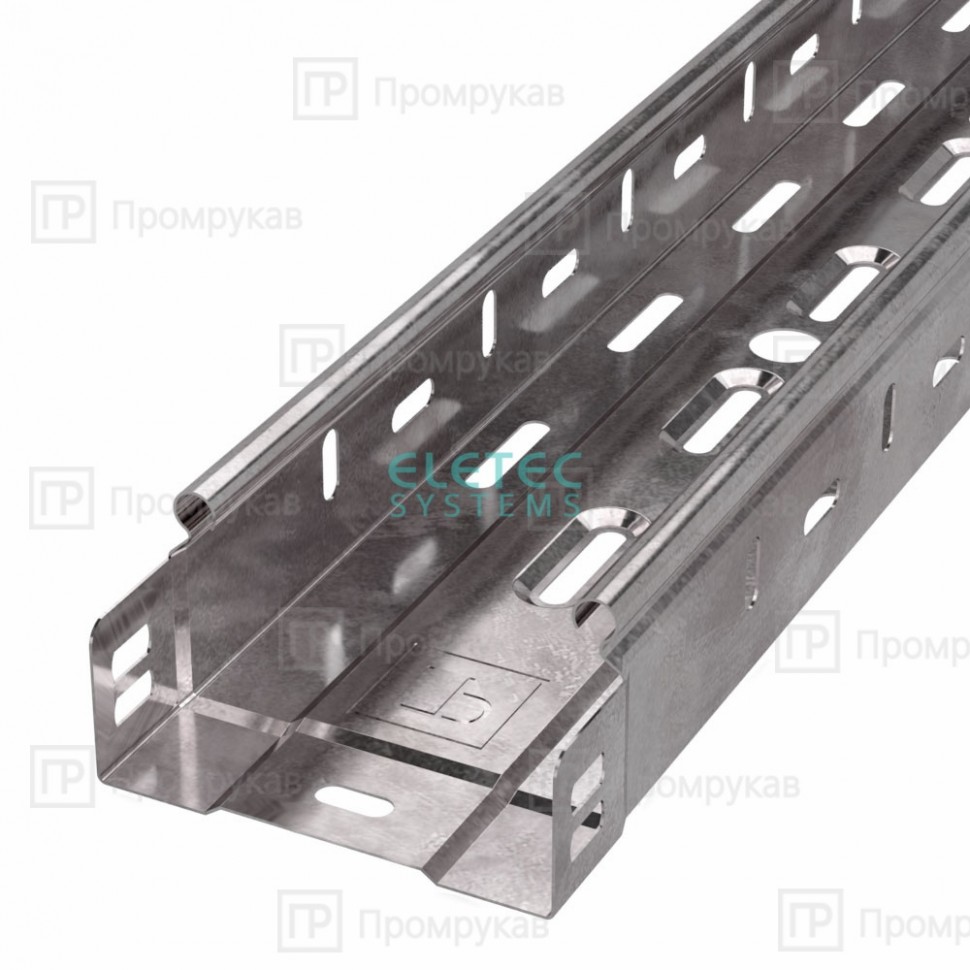 Лоток перфорированный Стандарт 300х100х3000 (6 м/уп) Промрукав Лоток перфорированный Стандарт 300х100х3000 (6 м/уп) Промрукав